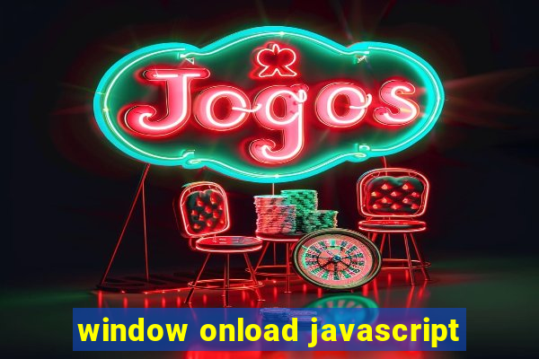 window onload javascript